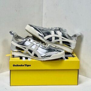 New Onitsuka Tiger Mexico 66 ASICS Sneaker Shoes in Silver
